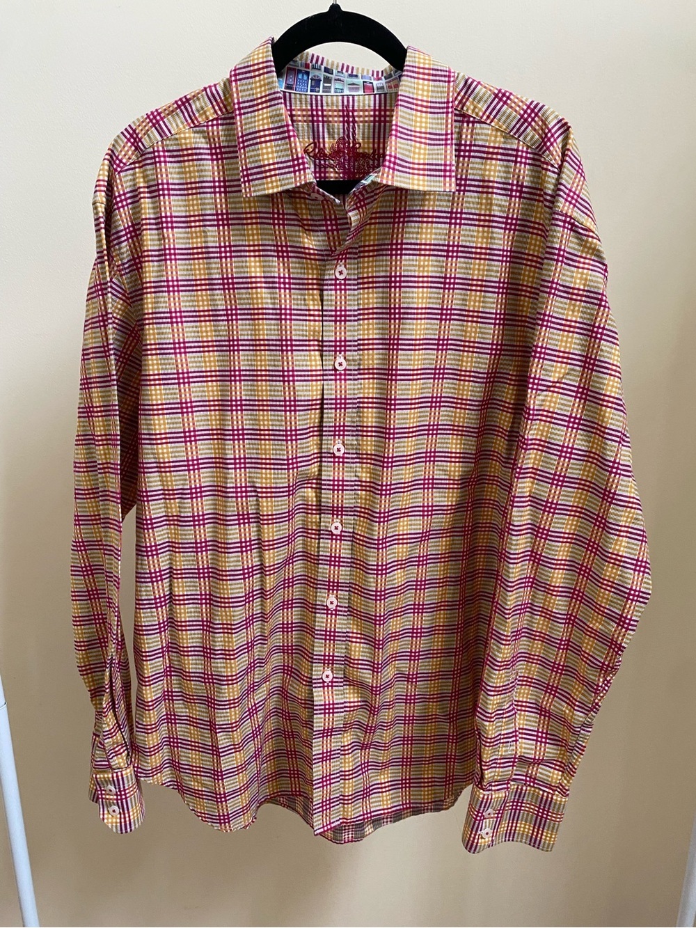 NWOT Robert Graham long-sleeve Classic Fit button-up shirt plaid Size 2XL